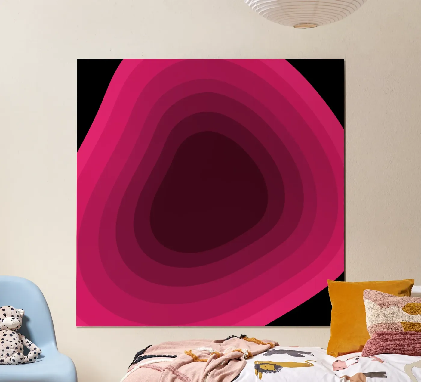 Pink perspective poster by Little Dean