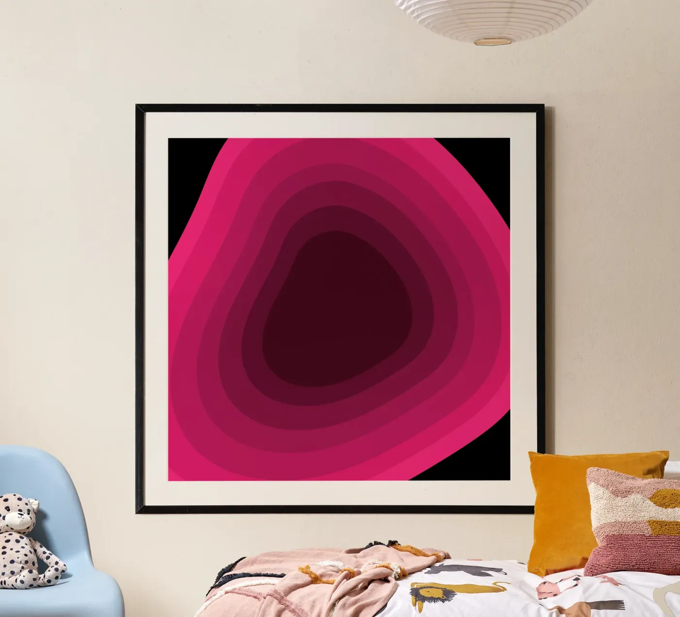 Pink perspective poster by Little Dean