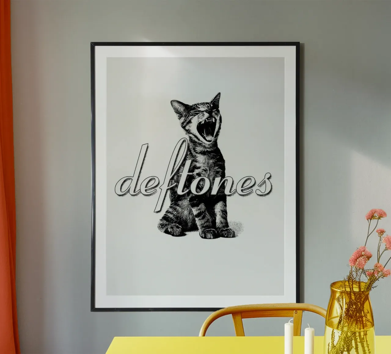 Deftones Cat Scream poster da Dardenden