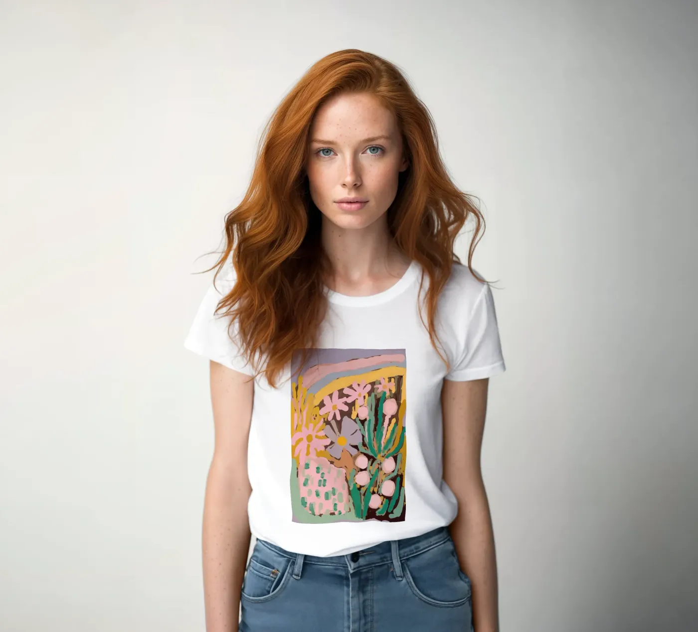 Spring Impression t-shirt da donna da treechild