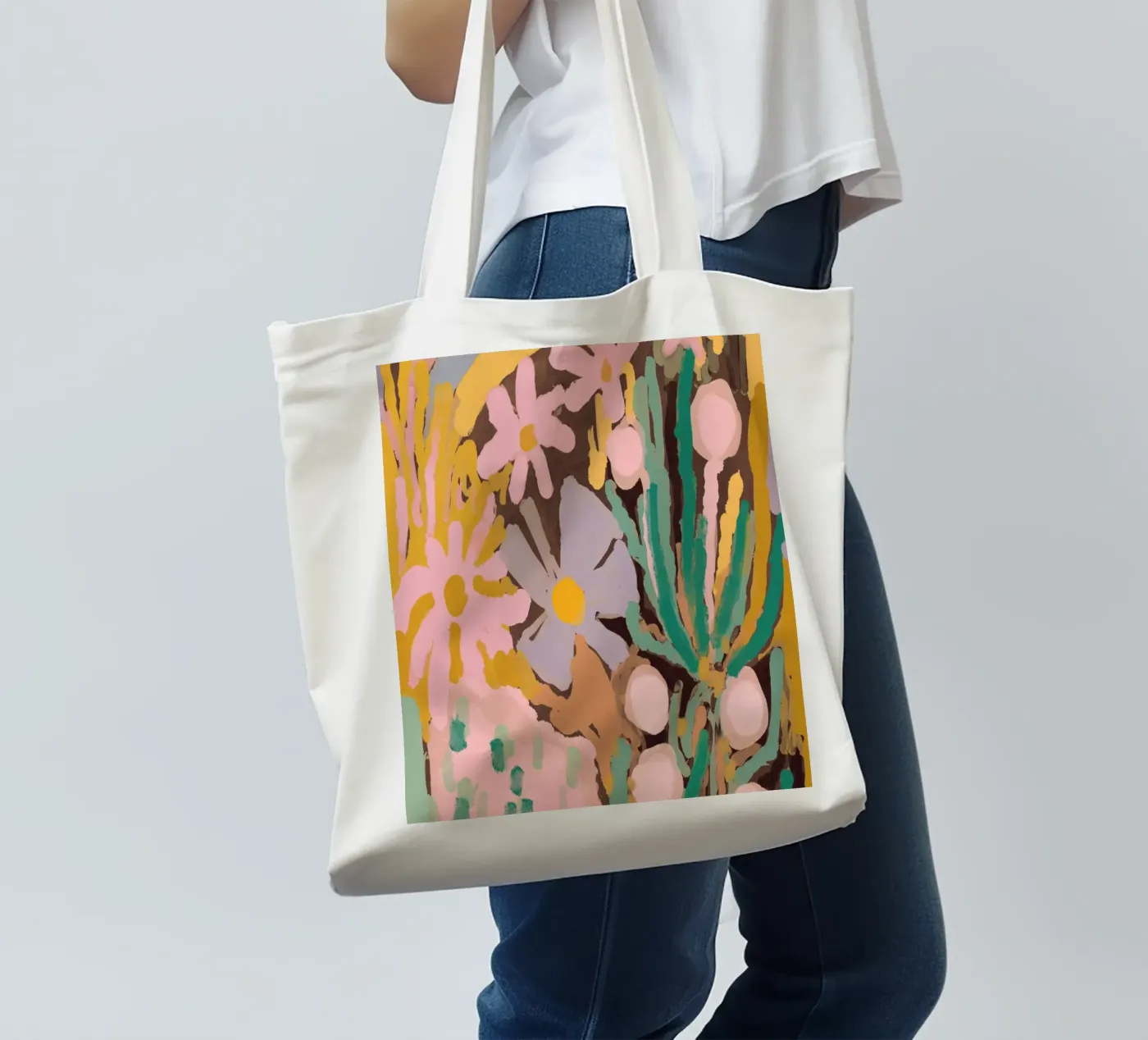 Spring Impression tote bag by treechild