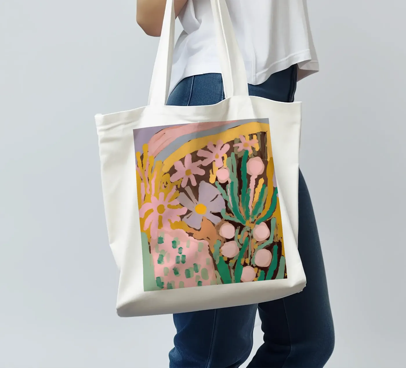 Spring Impression tote bag by treechild