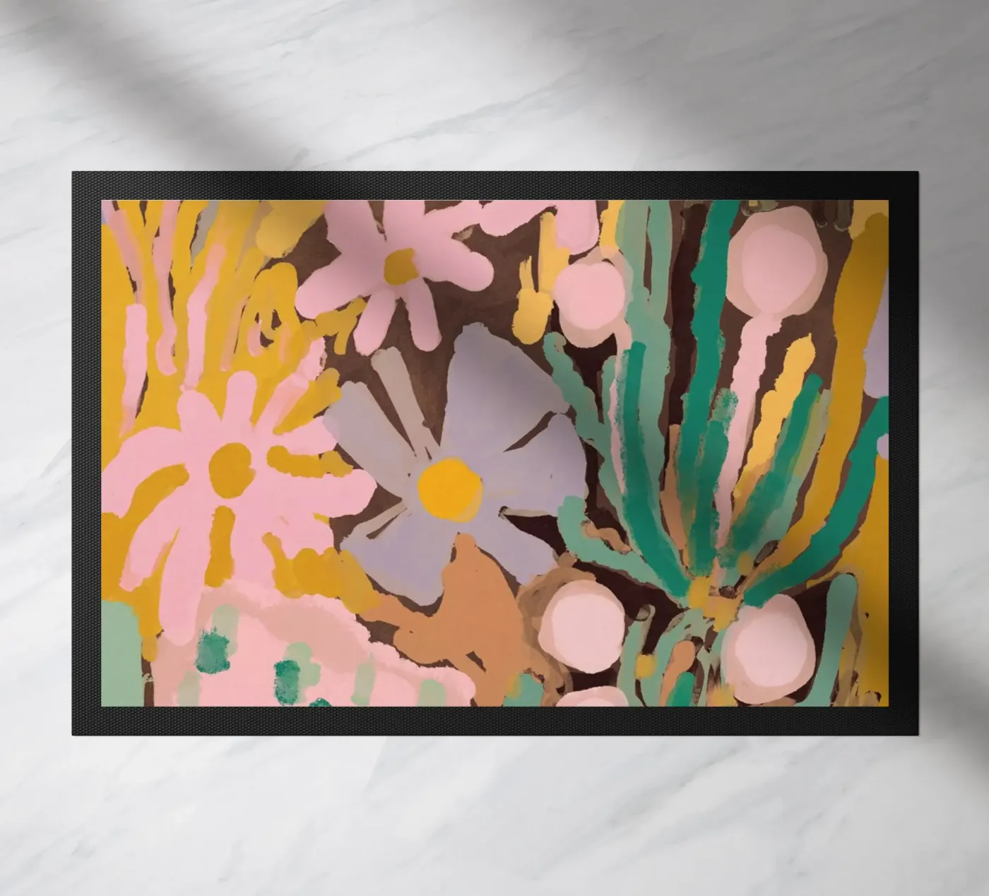 Spring Impression doormat by treechild