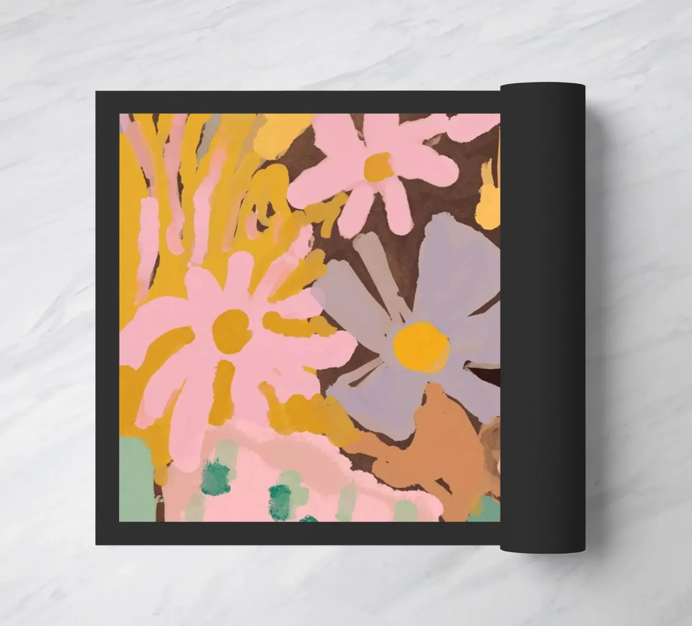 Spring Impression doormat by treechild