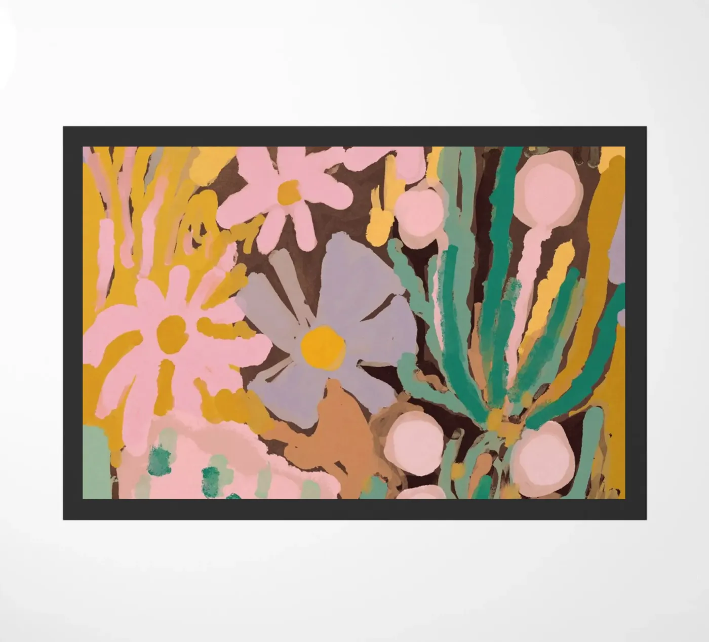 Spring Impression doormat by treechild