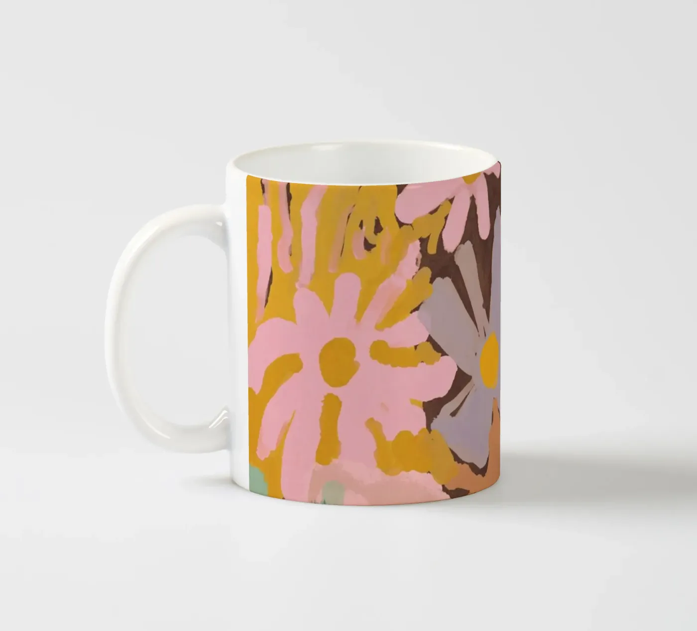 Spring Impression ceramic mug by treechild