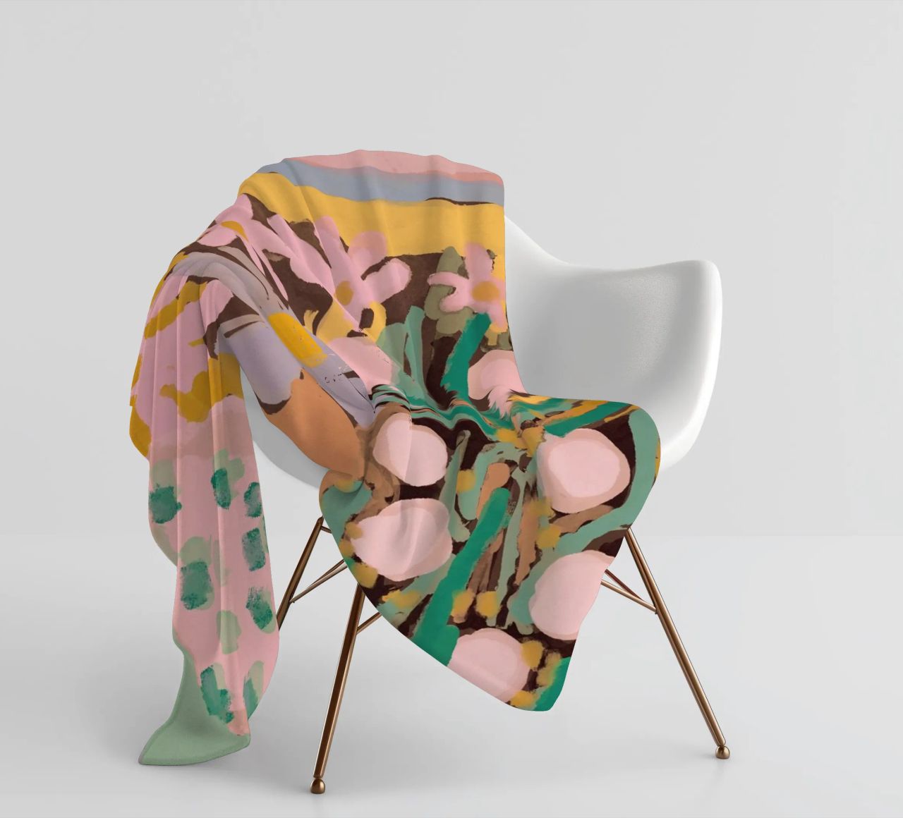 Spring Impression coperta in pile da treechild
