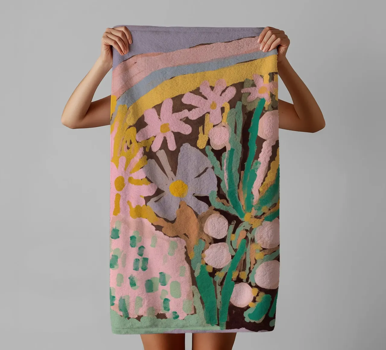 Spring Impression asciugamano da bagno da treechild