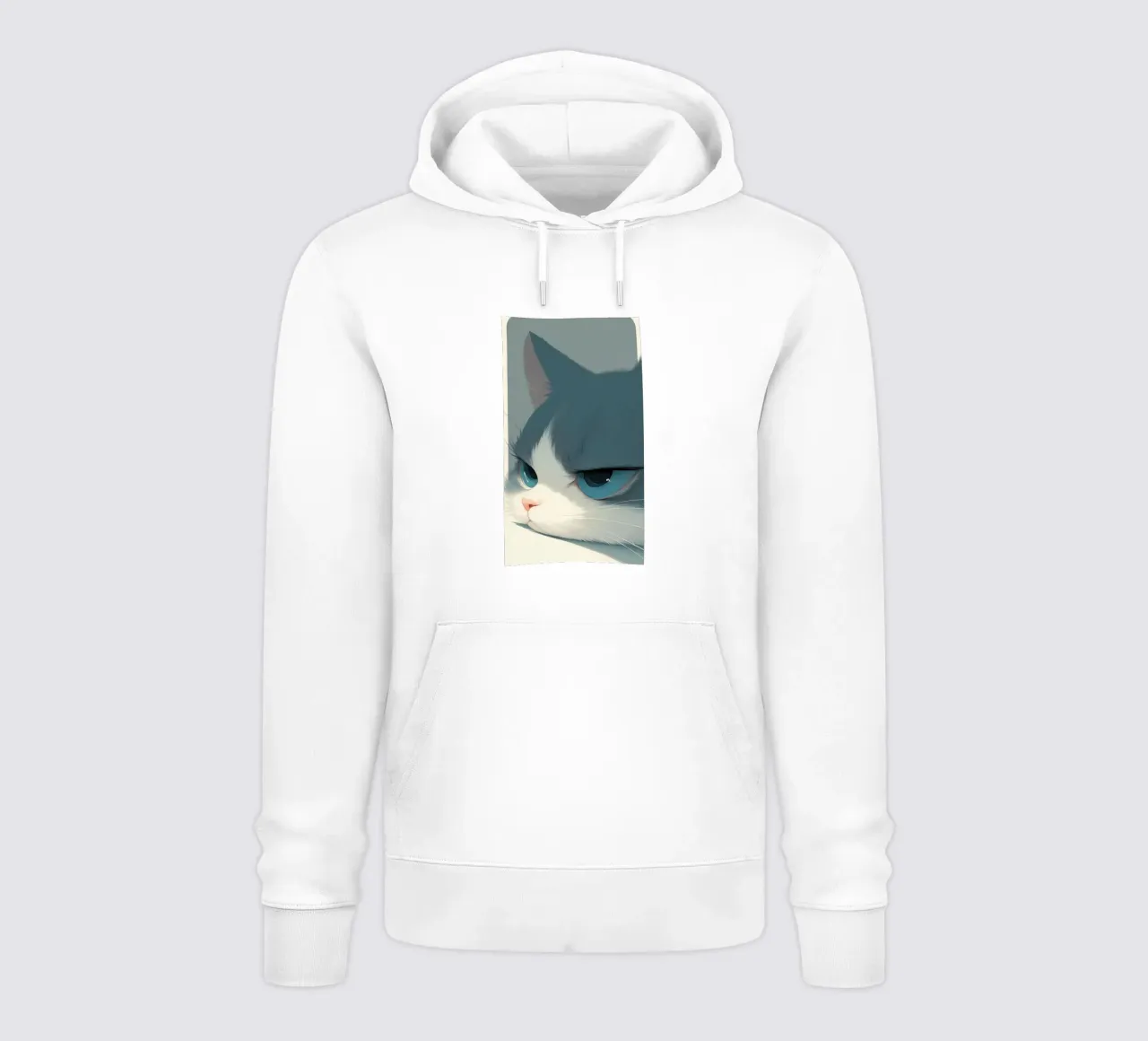 Lazy cat felpa con cappuccio da mip of map