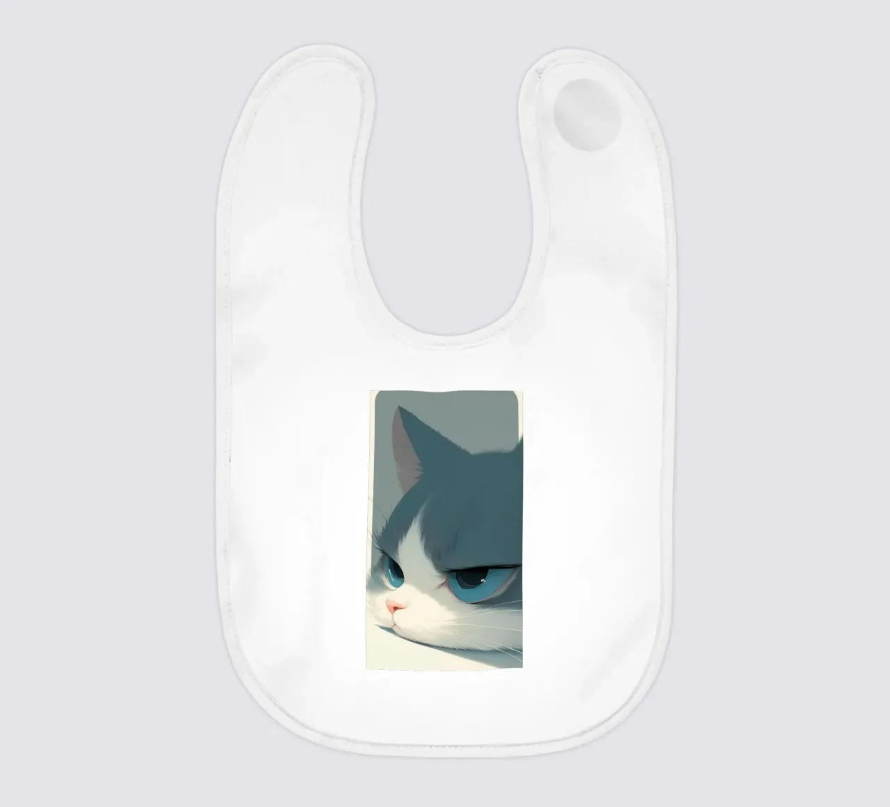 Lazy cat bavaglino da mip of map