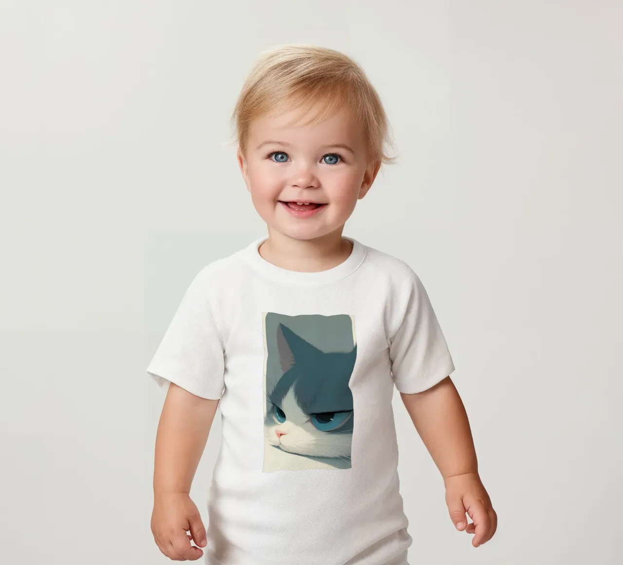 Lazy cat maglietta neonato da mip of map