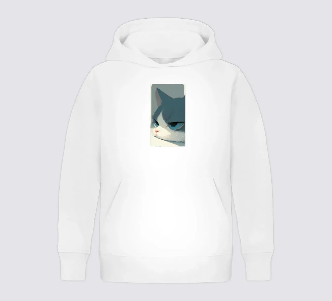 Lazy cat felpa bambino con cappuccio da mip of map