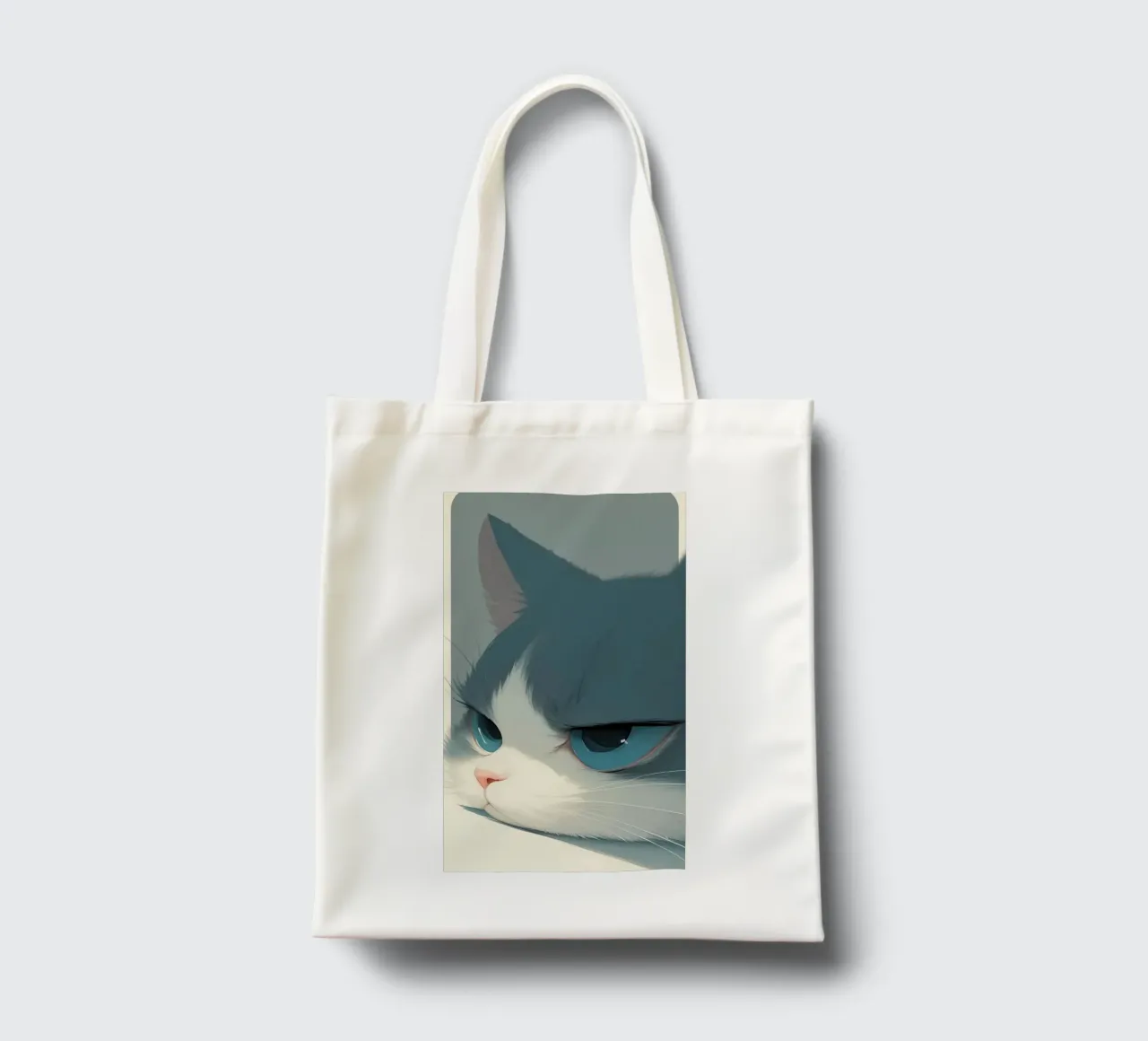 Lazy cat borsa in juta da mip of map