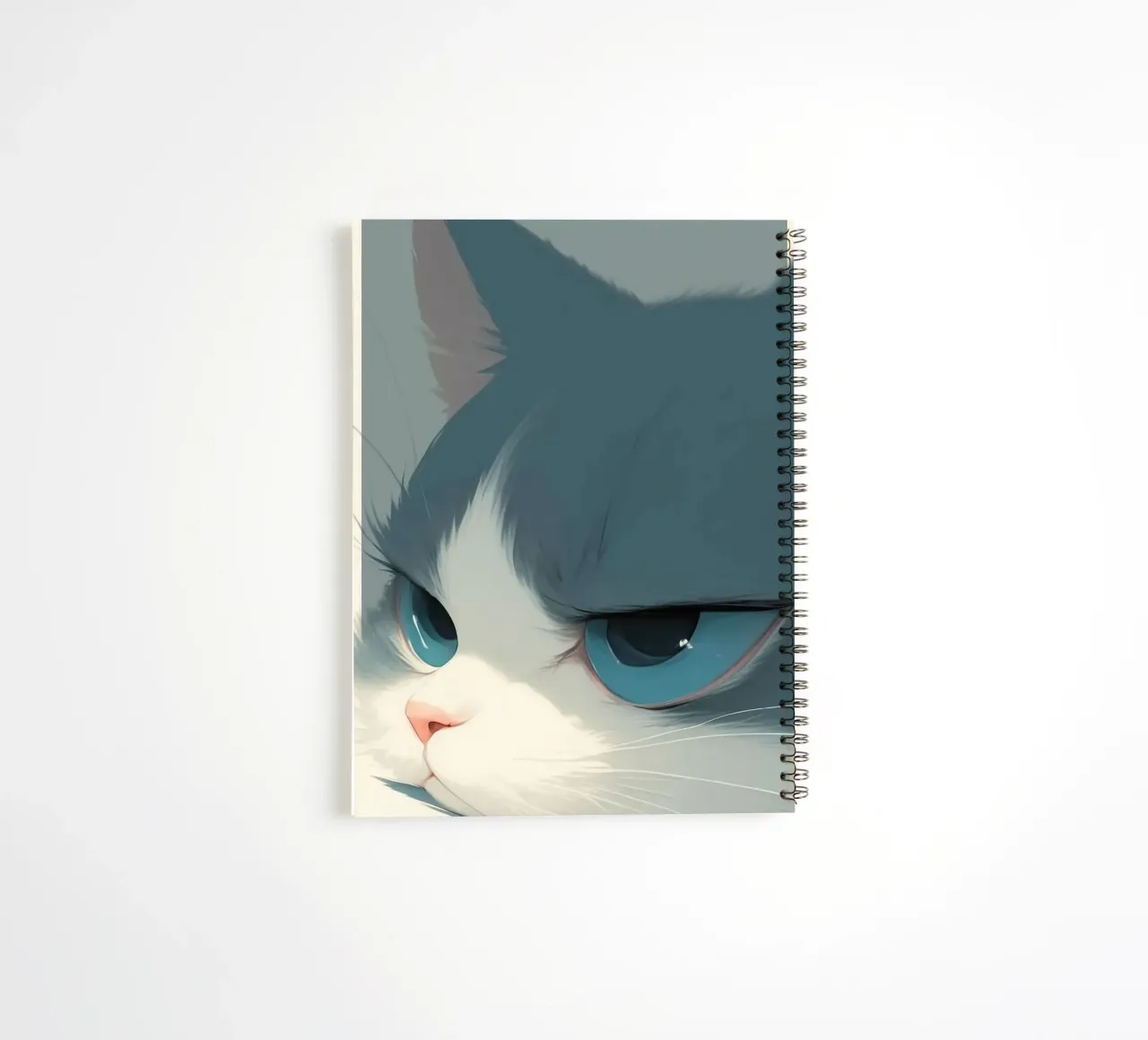 Lazy cat spiral notebook by mip of map