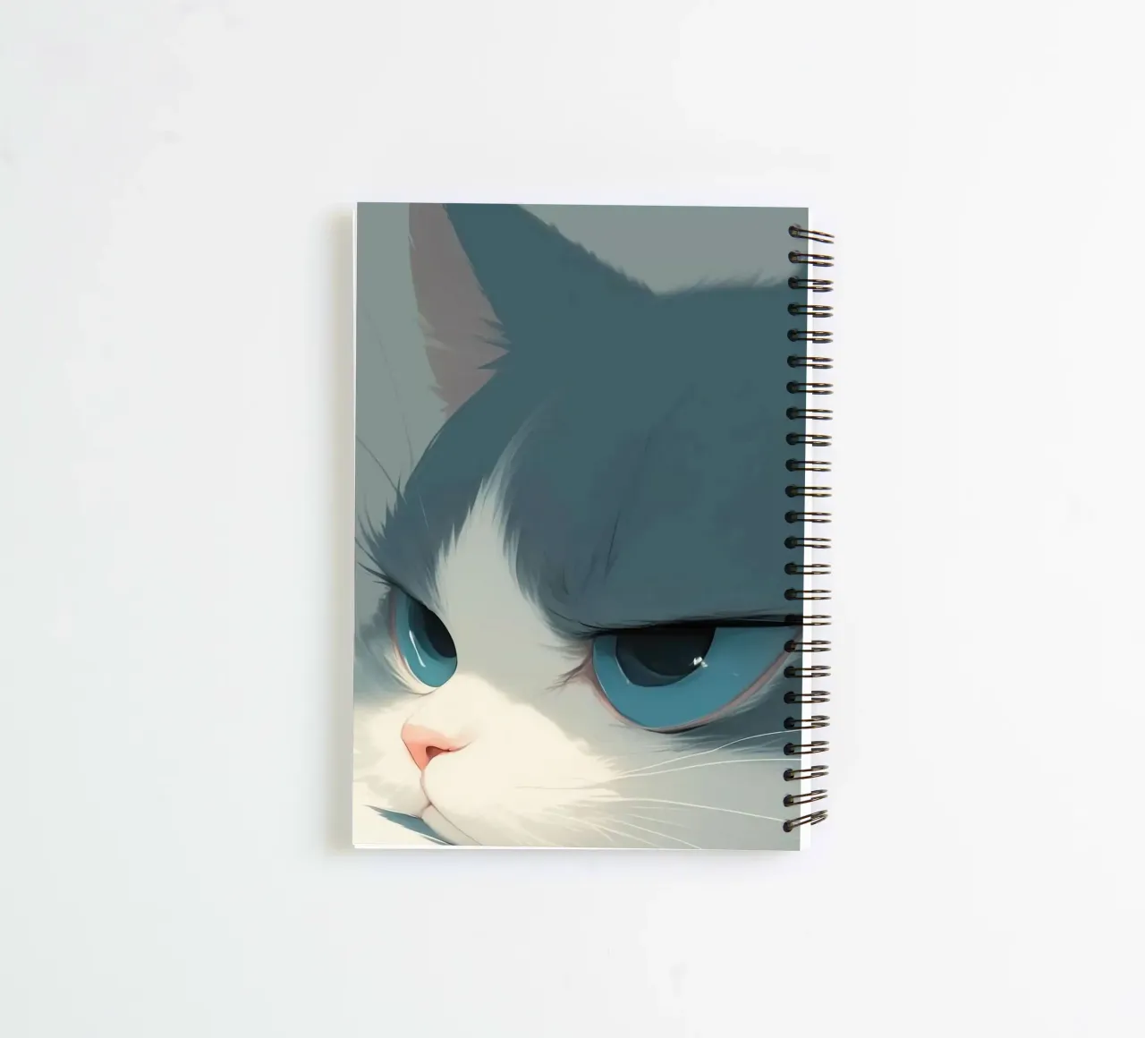 Lazy cat spiral notebook by mip of map