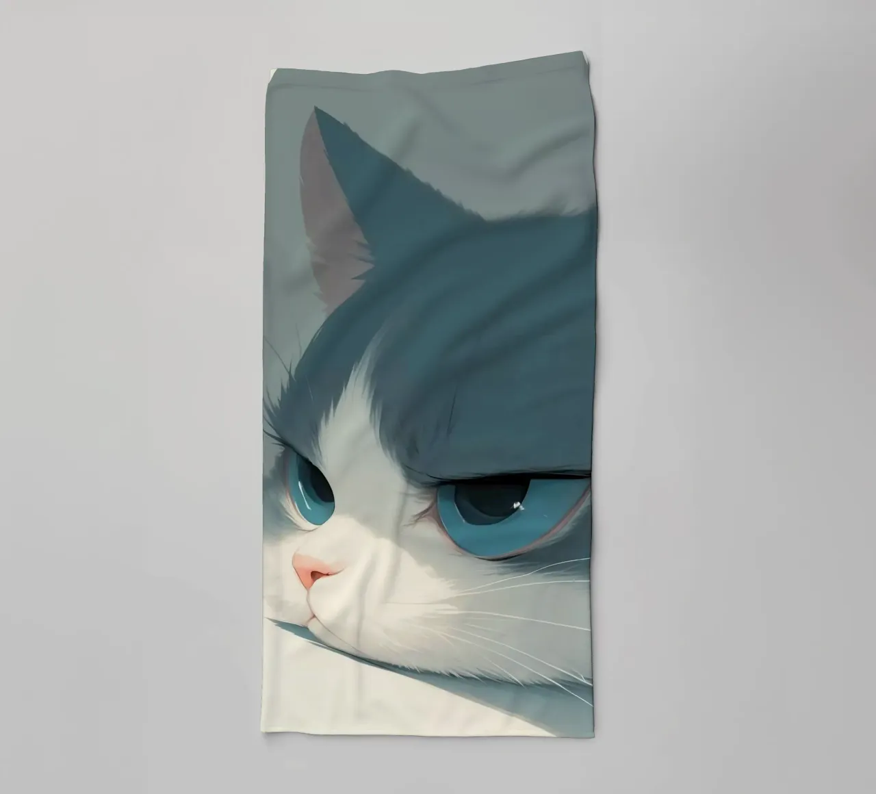 Lazy cat asciugamano da bagno da mip of map