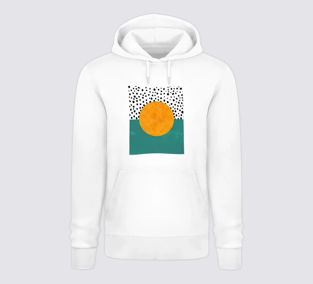Full moon felpa con cappuccio da mip of map