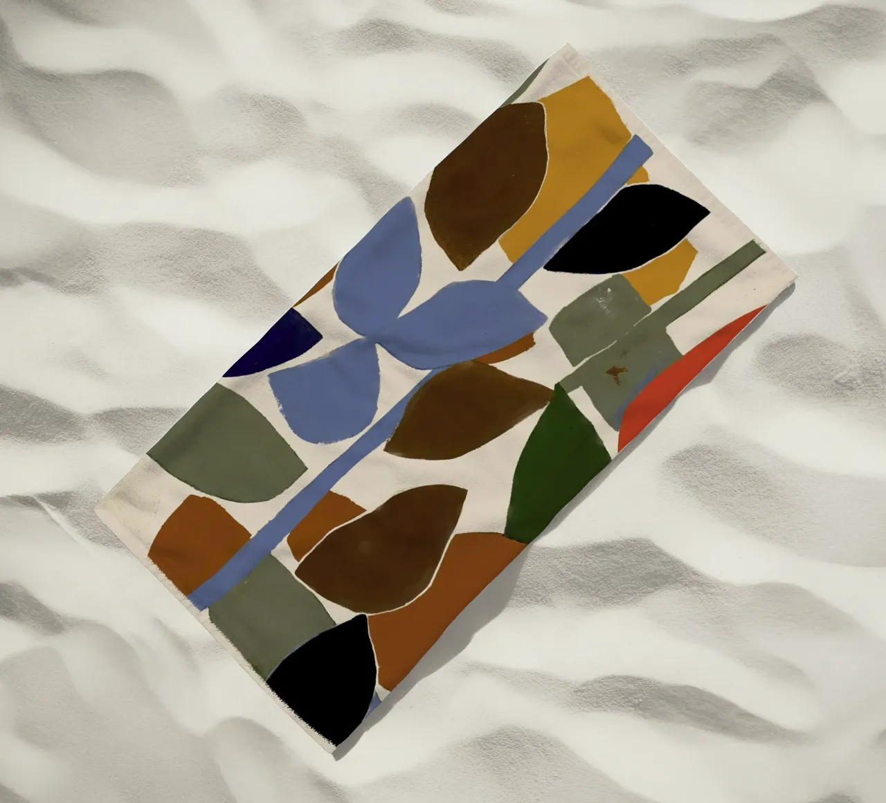 Botanic Impression Strandtuch von treechild