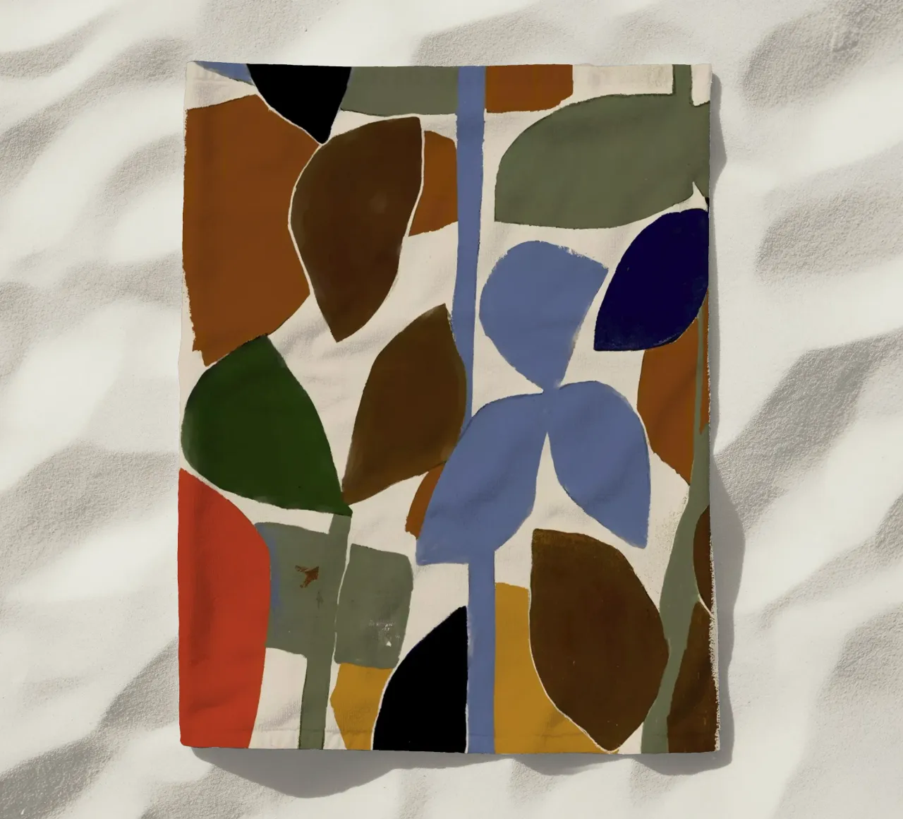 Botanic Impression Strandtuch von treechild