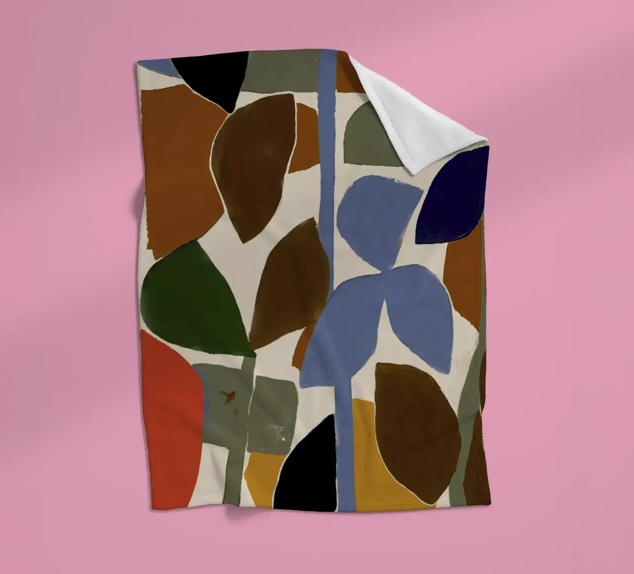 Botanic Impression Fleecedecke von treechild