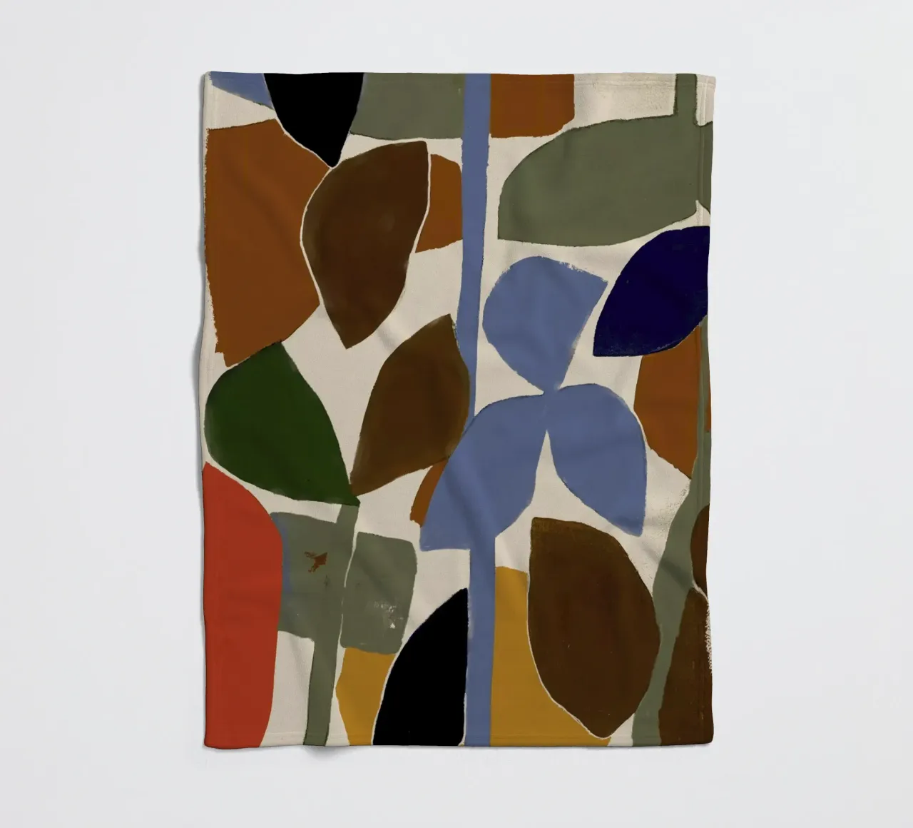 Botanic Impression Fleecedecke von treechild