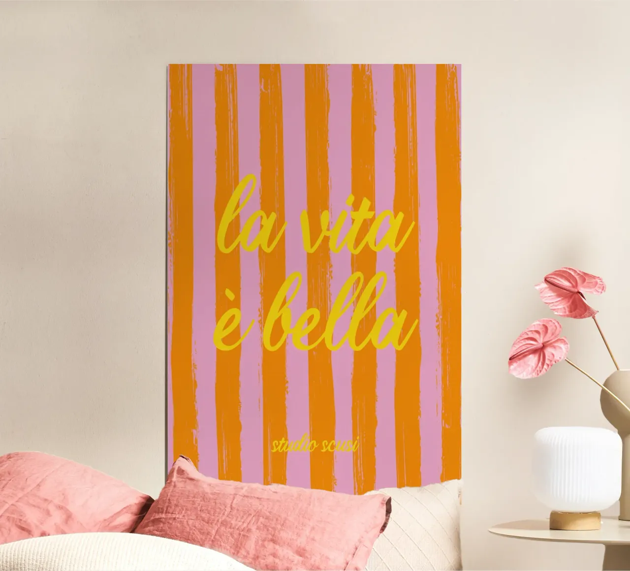 La vita è bella - A Strisce poster da studio scusi