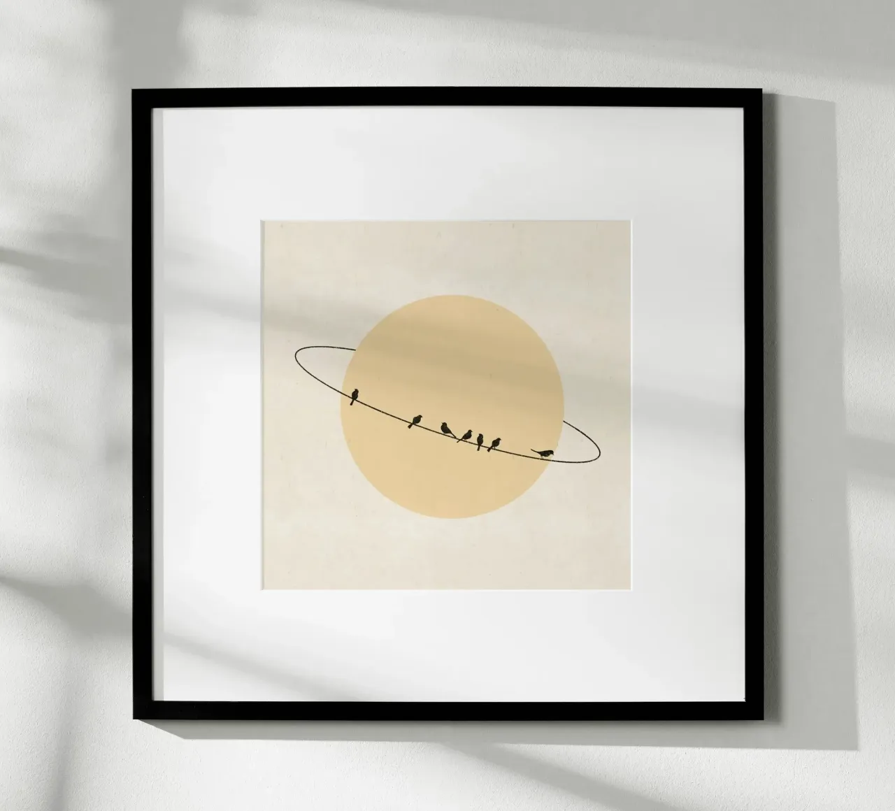 The birds circle poster da mip of map