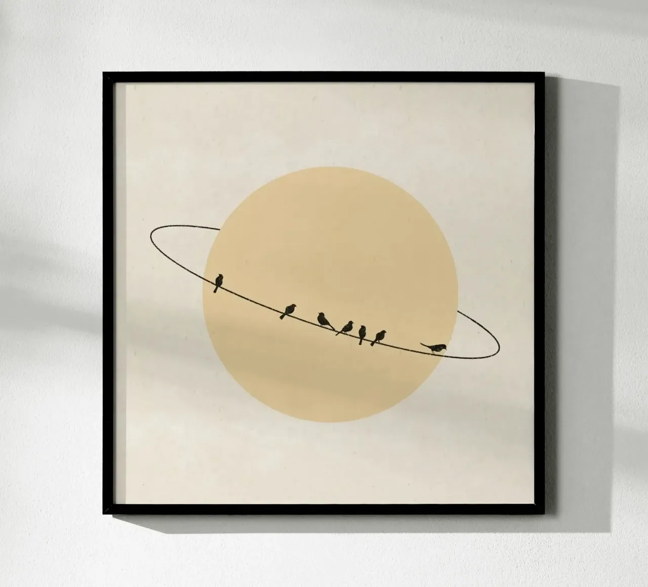 The birds circle poster da mip of map