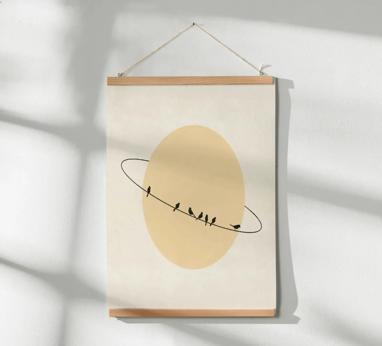 The birds circle poster da mip of map