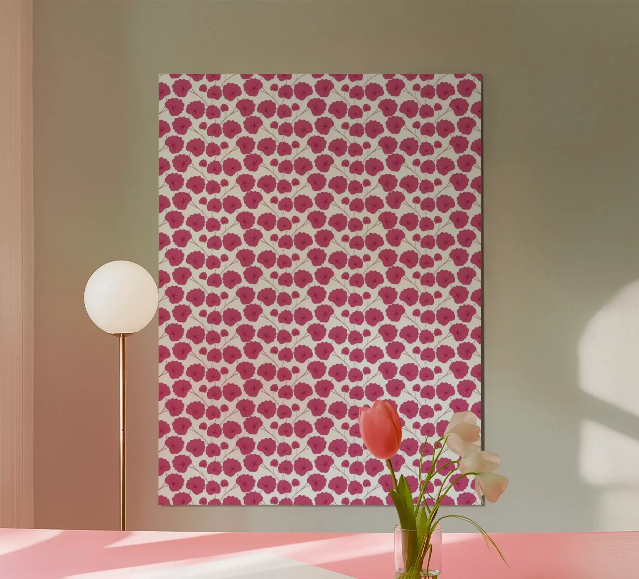 Cherry Blossom Pattern #1 poster da kathrinmay