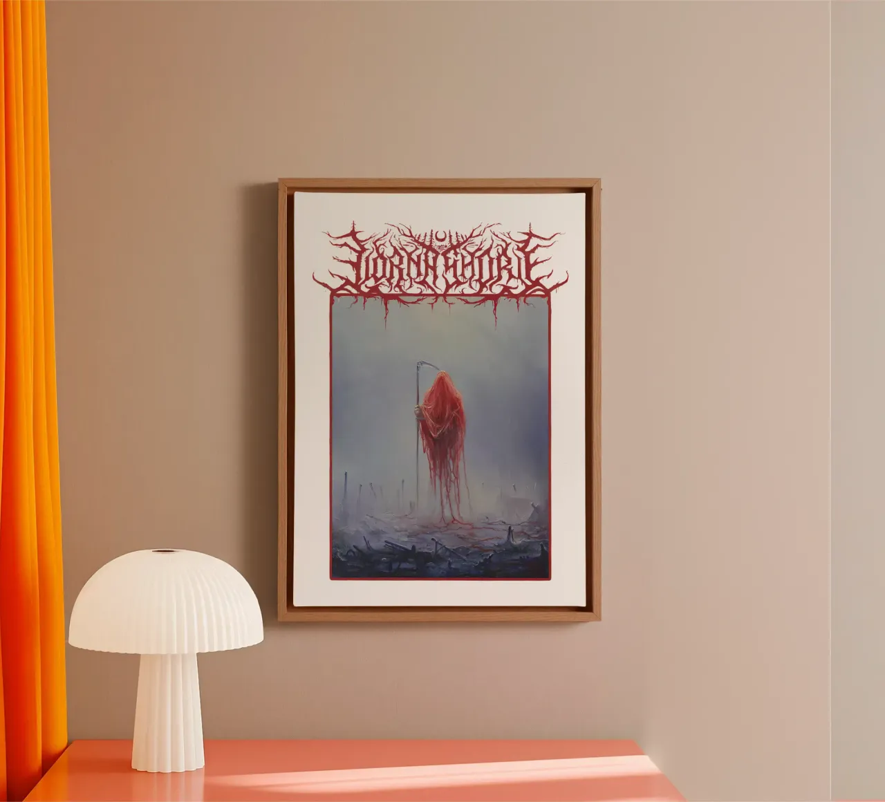 Lorna Shore And I Retrun To Nothingness tela con Cornice a cassetta da Kennken