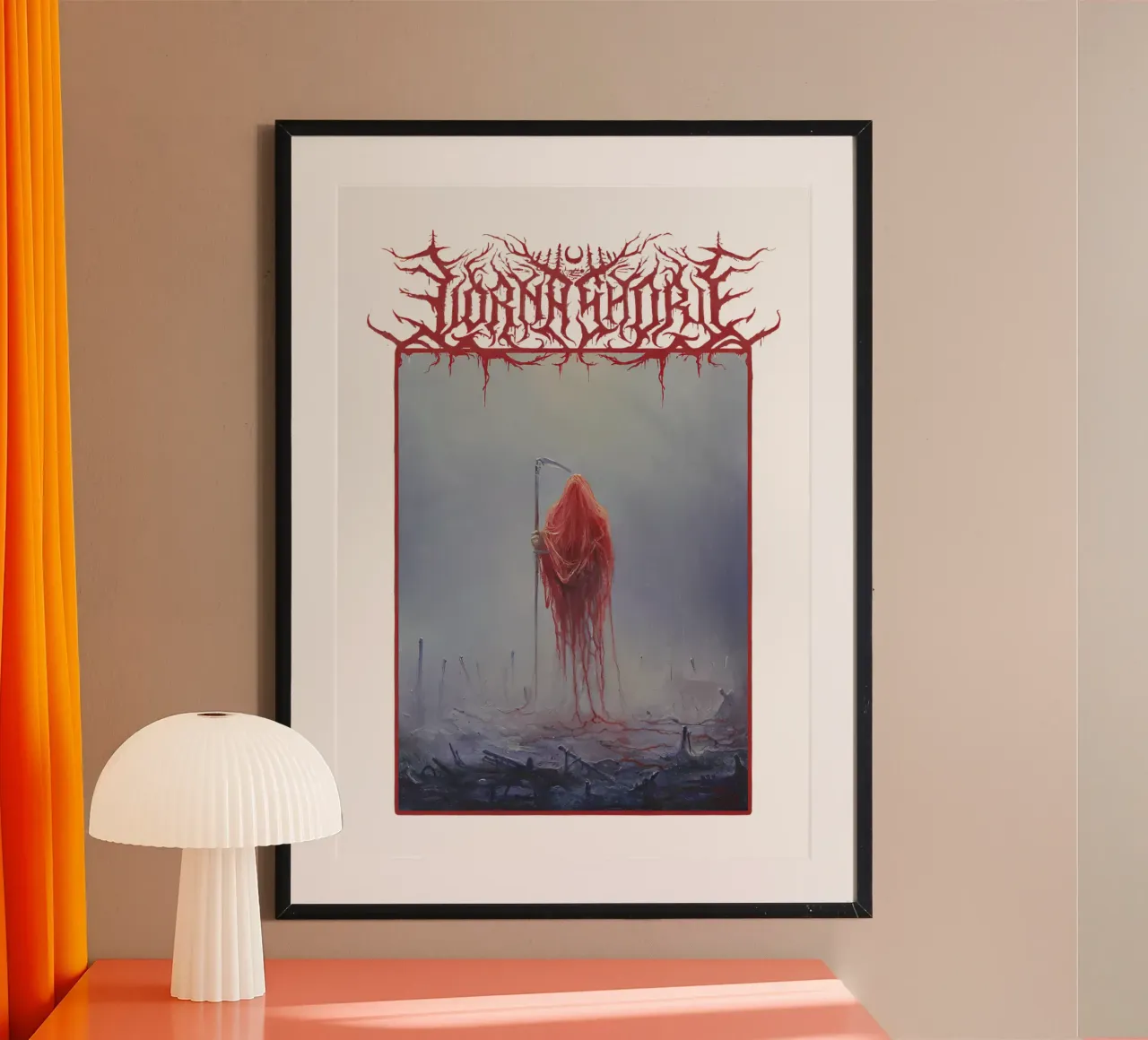 Lorna Shore And I Retrun To Nothingness poster con telaio in legno da Kennken