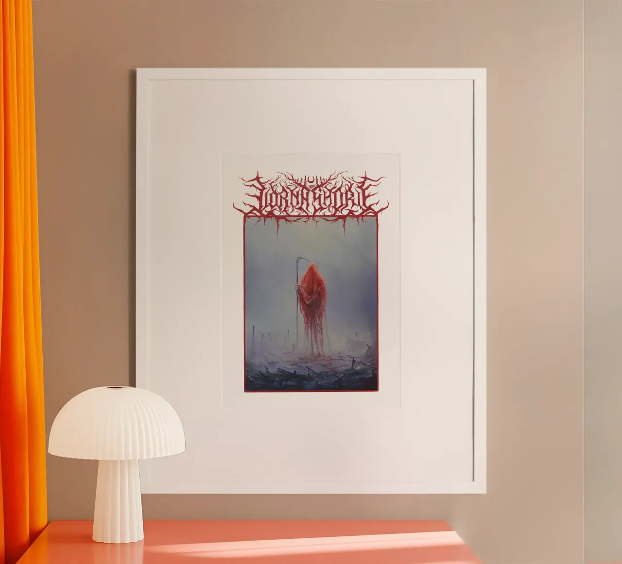 Lorna Shore And I Retrun To Nothingness poster con telaio in legno da Kennken