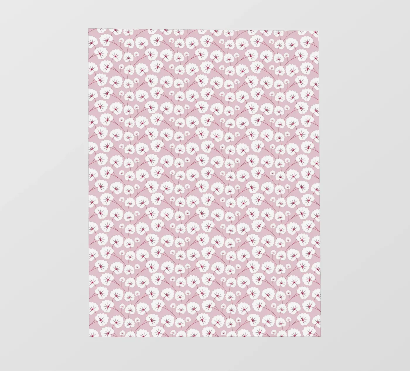 Cherry Blossom Pattern #2 fotobehang van kathrinmay