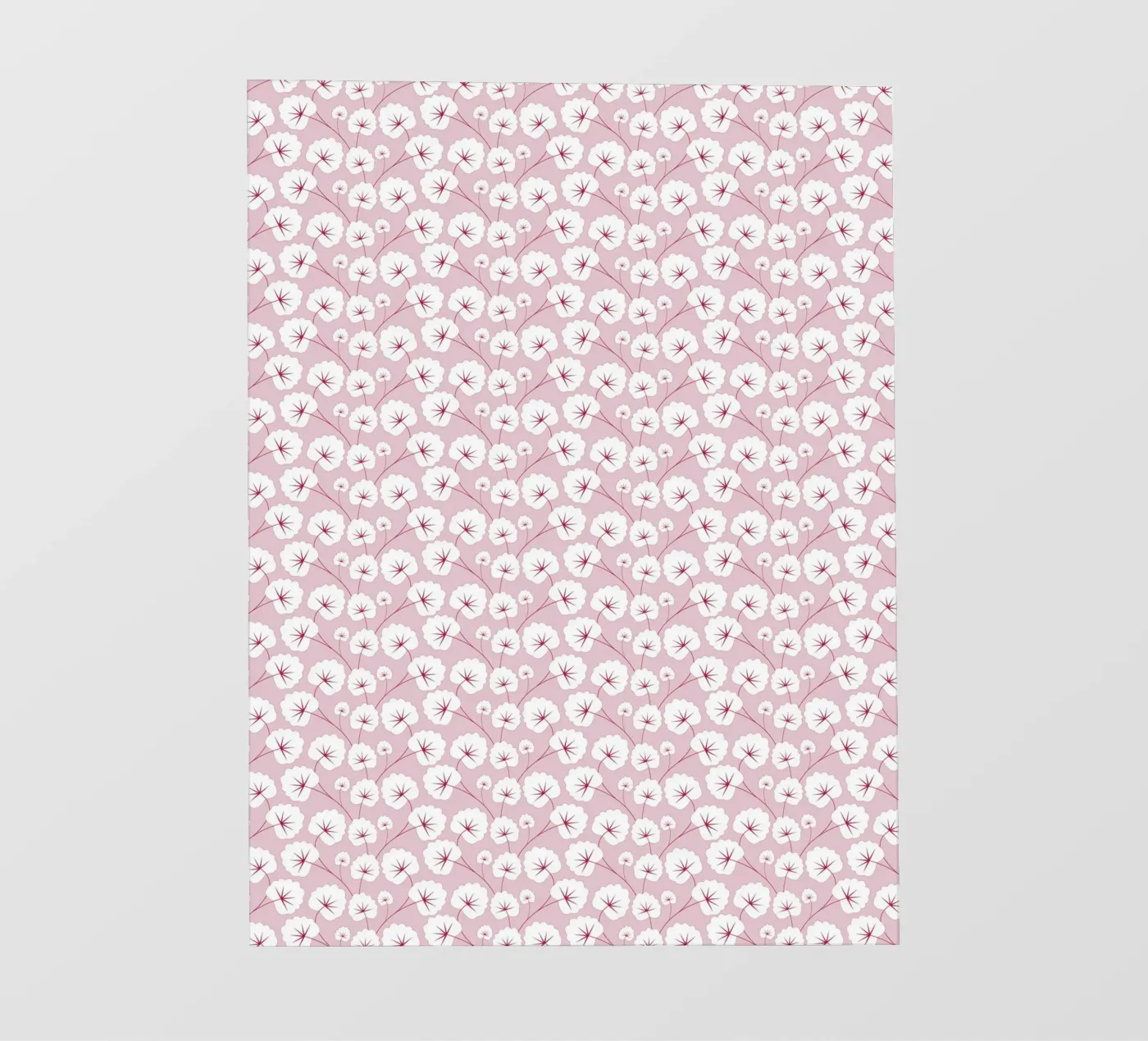 Cherry Blossom Pattern #2 fotobehang van kathrinmay
