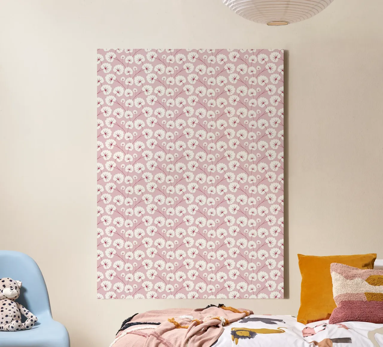 Cherry Blossom Pattern #2 tela con Cornice a cassetta da kathrinmay
