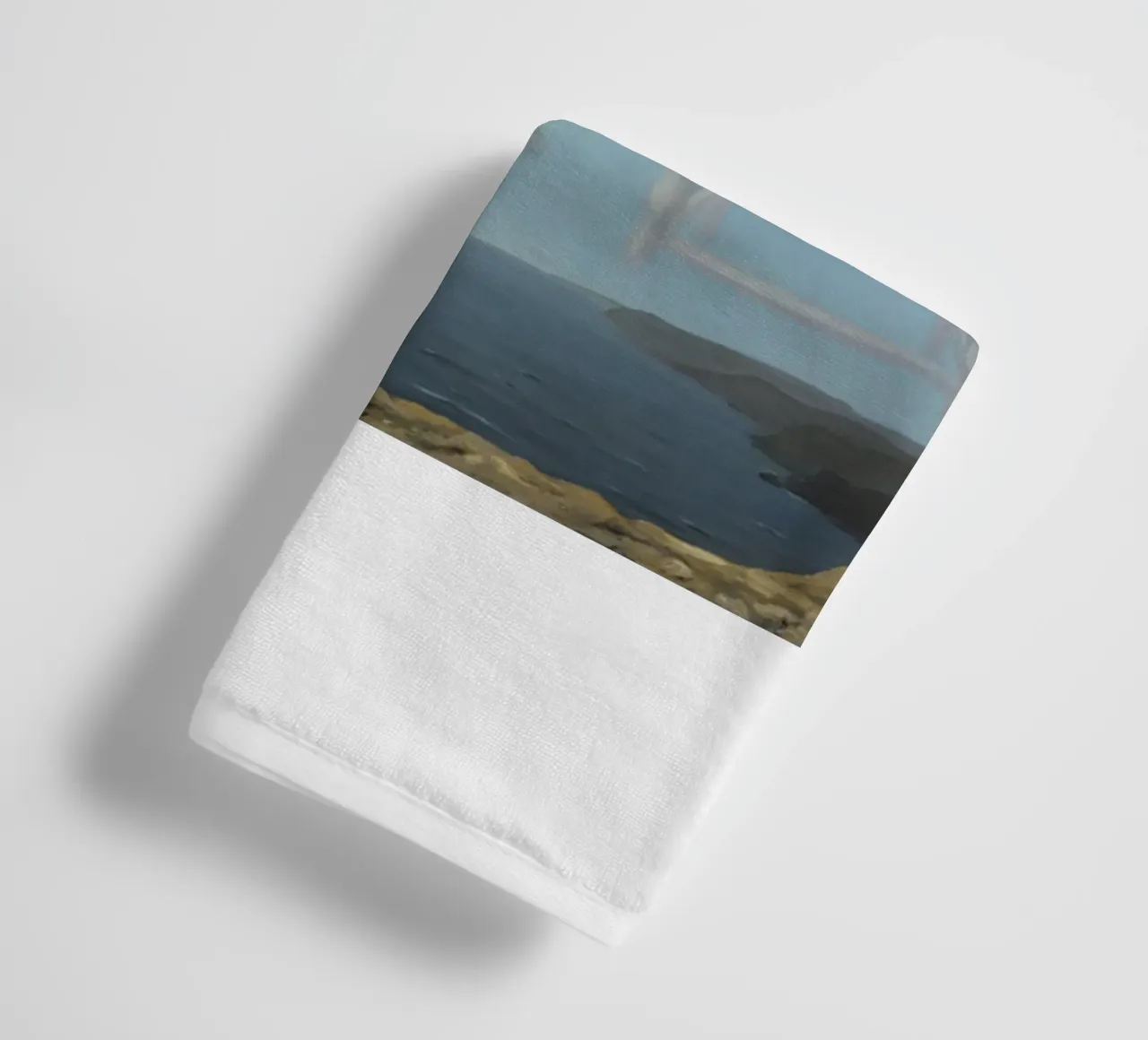 Le Temps Menaçant (Tempo minaccioso) di René Magritte asciugamano da bagno da Corene Morar