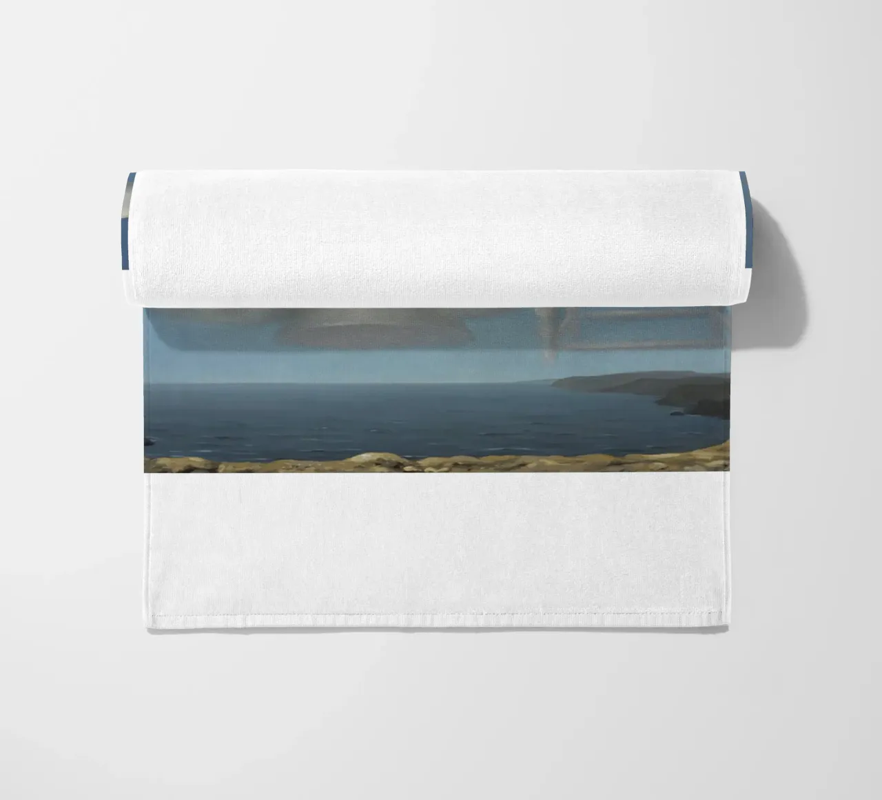 Le Temps Menaçant (Tempo minaccioso) di René Magritte telo mare da Corene Morar