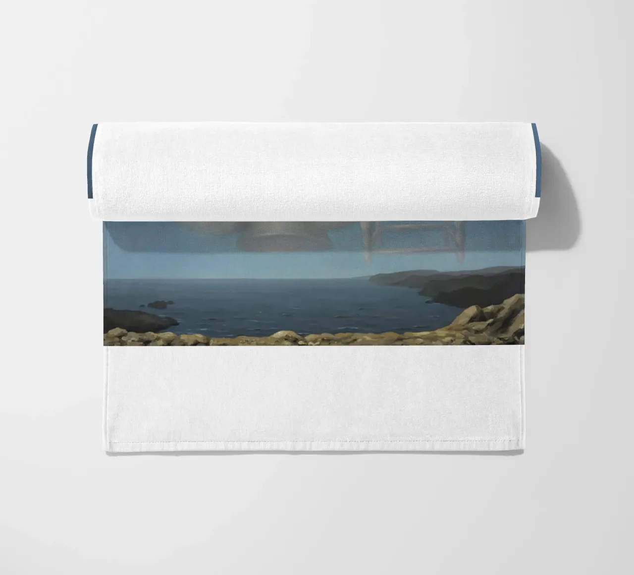 Le Temps Menaçant (Tempo minaccioso) di René Magritte telo mare da Corene Morar