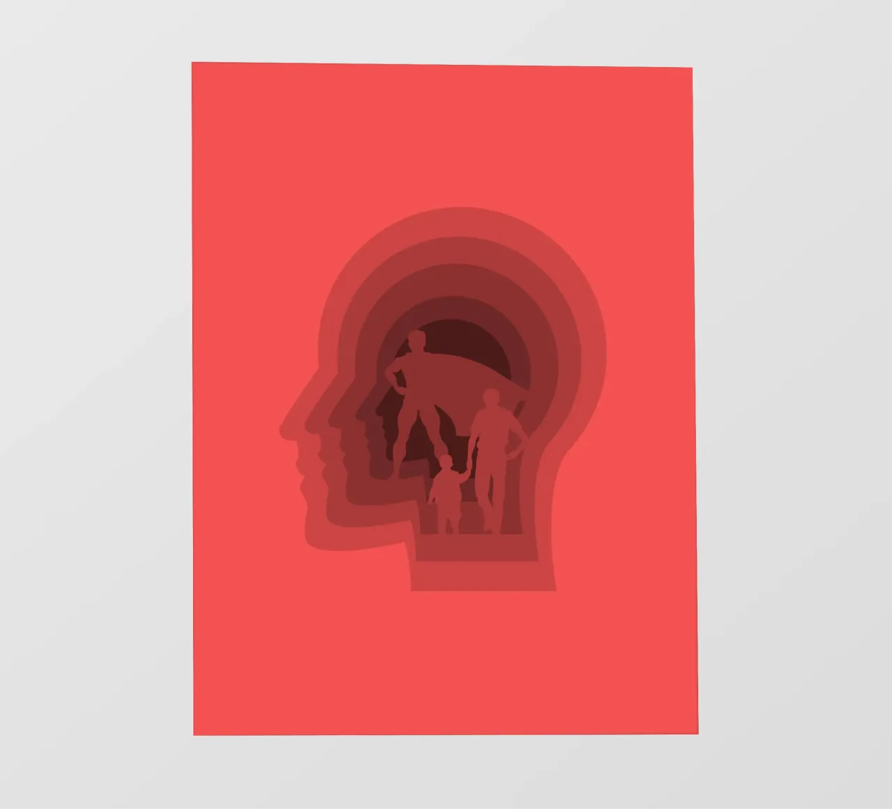 Super papà pellicola backlit da Little Dean