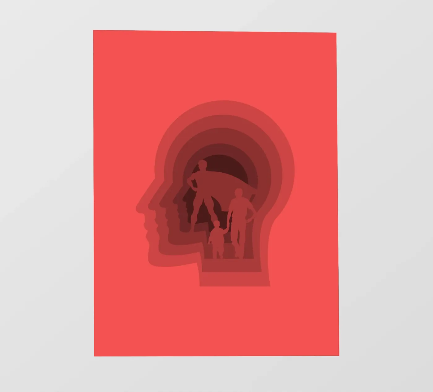 Super papà pellicola backlit da Little Dean