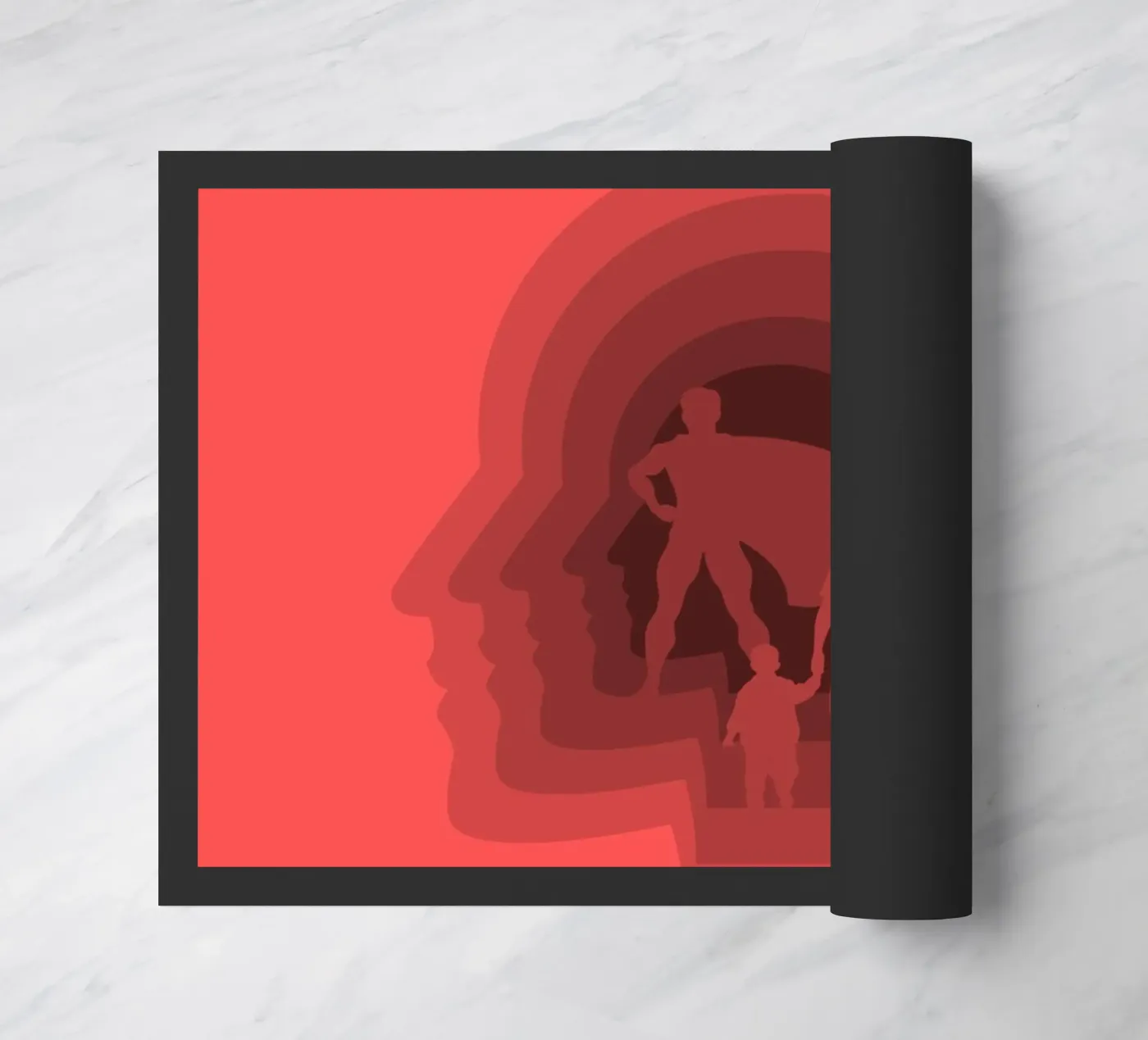 Super dad doormat by Little Dean