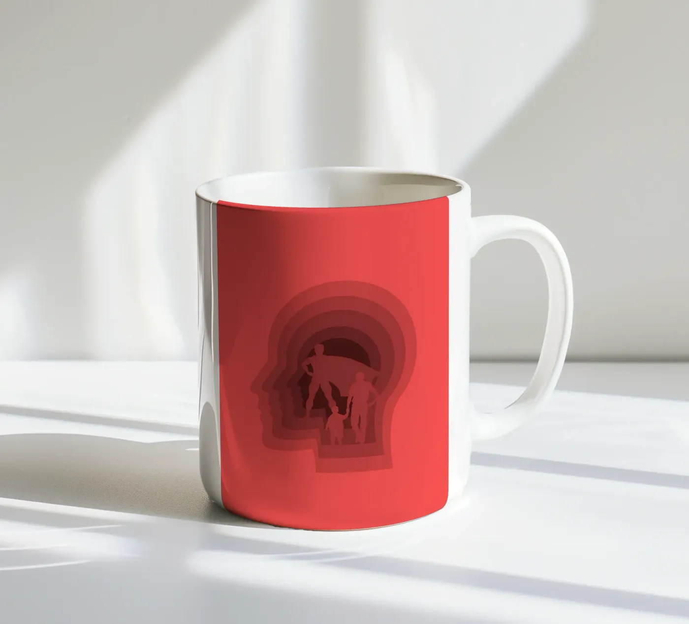 Super dad ceramic mug by Little Dean