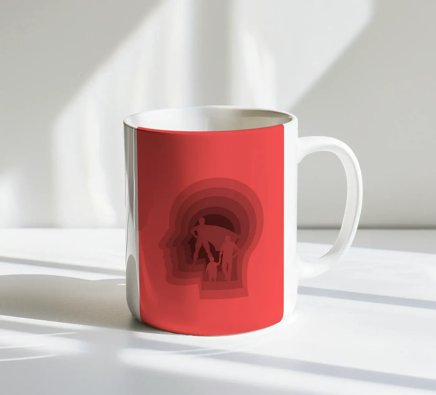 Super dad ceramic mug by Little Dean