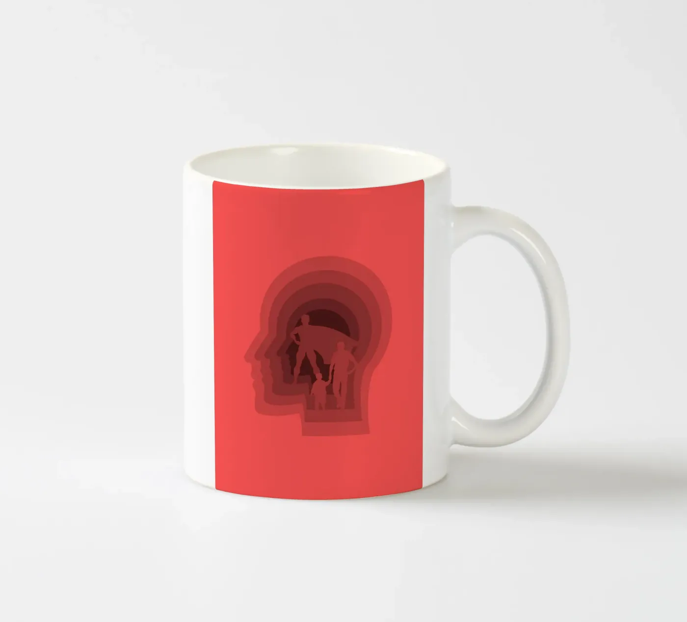 Super dad ceramic mug by Little Dean