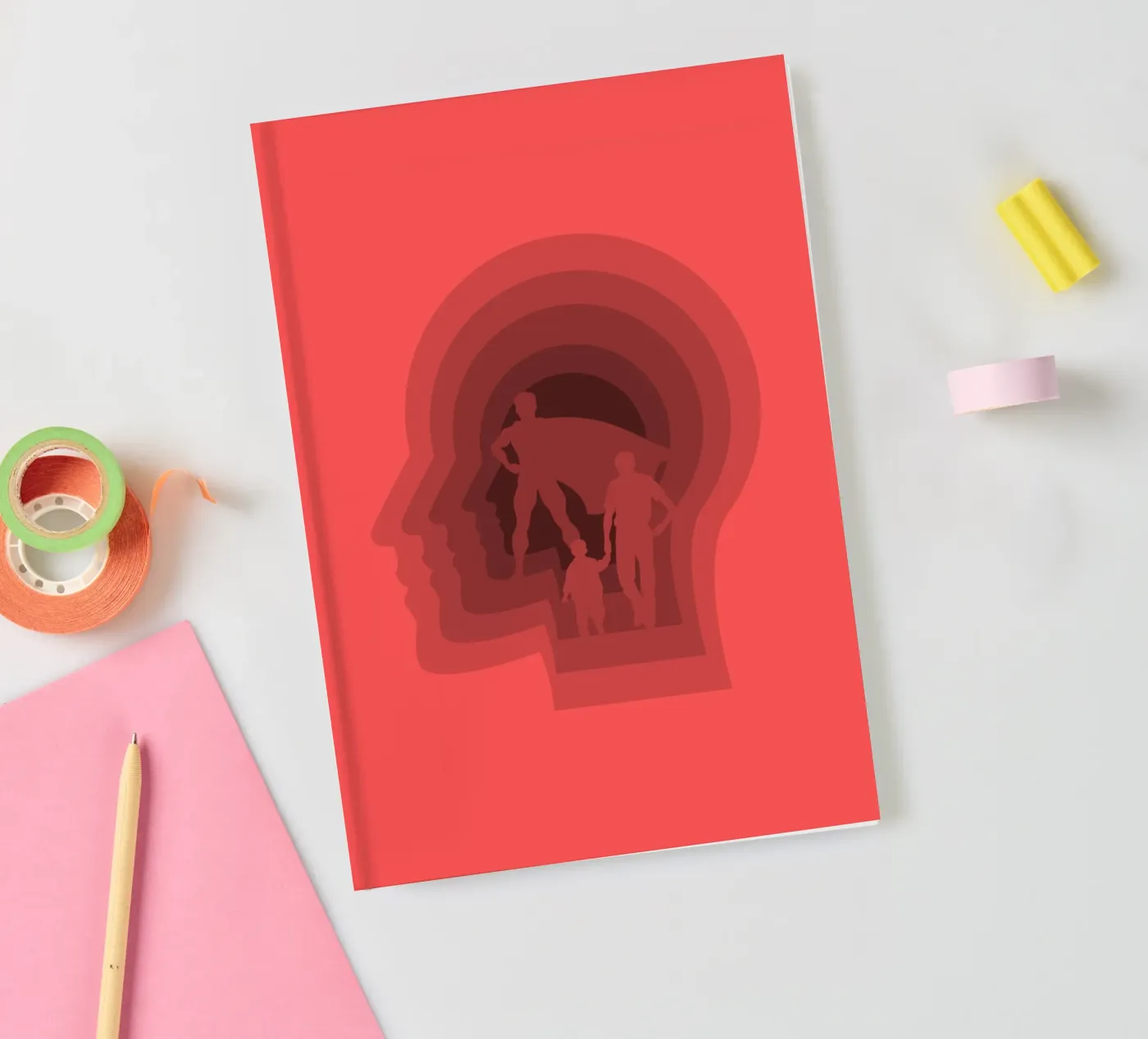 Super dad notebook by Little Dean