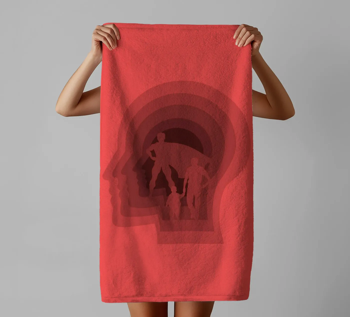 Super dad towel by Little Dean