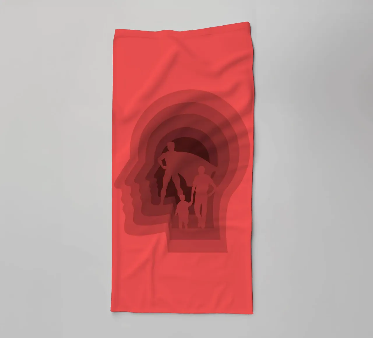 Super vader badhanddoek van Little Dean