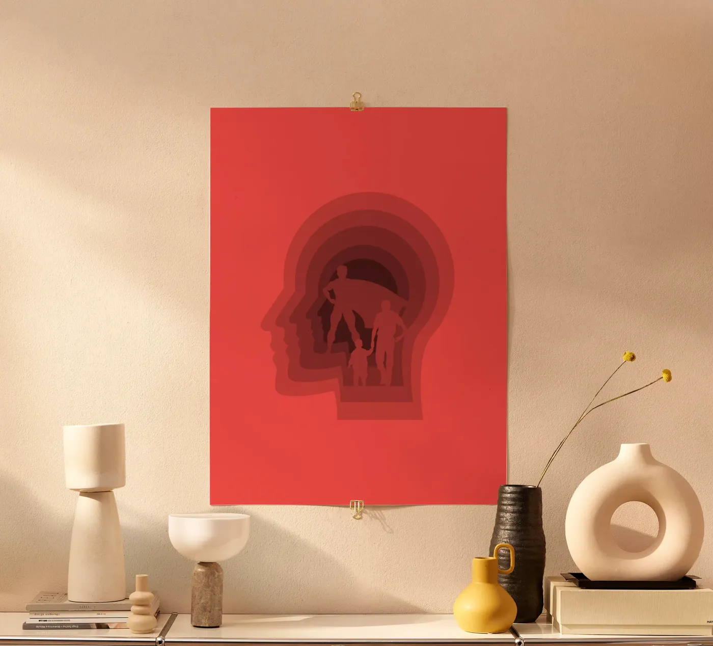 Super dad Poster von Little Dean