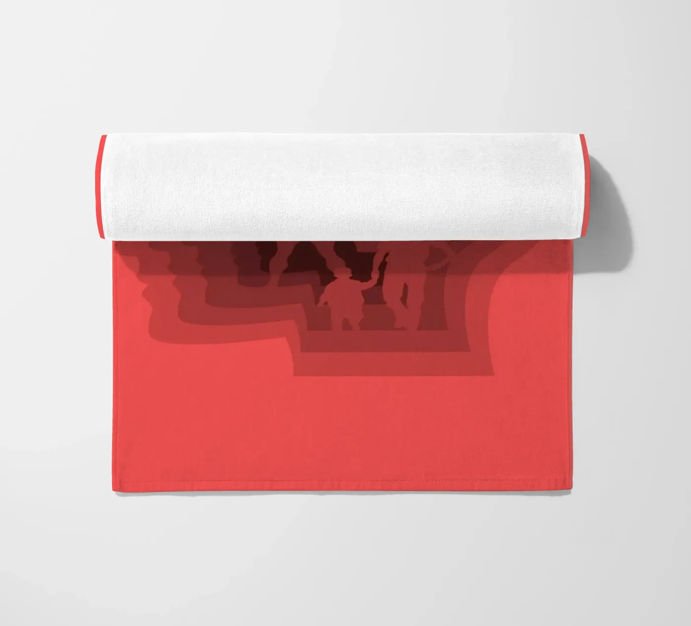 Super dad beach towel by Little Dean